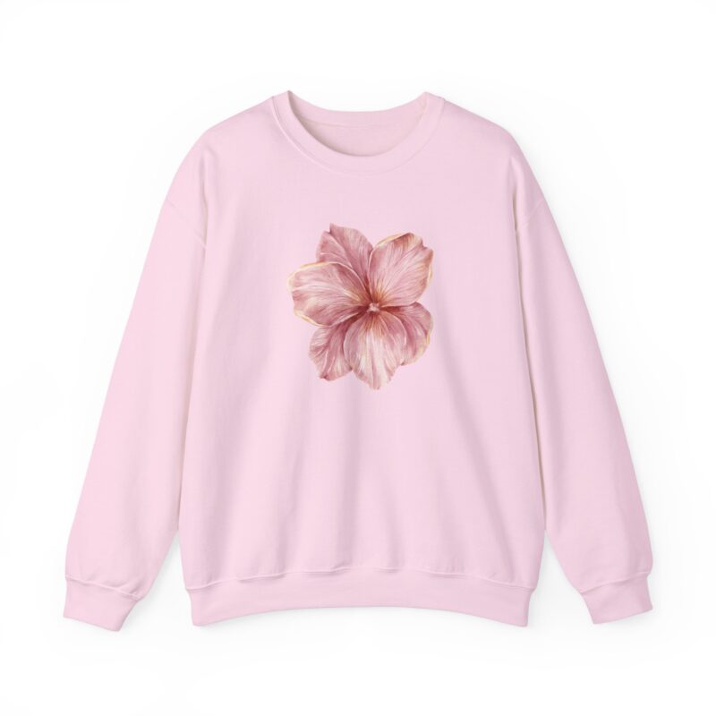 light pink flower coquette crewneck sweatshirt