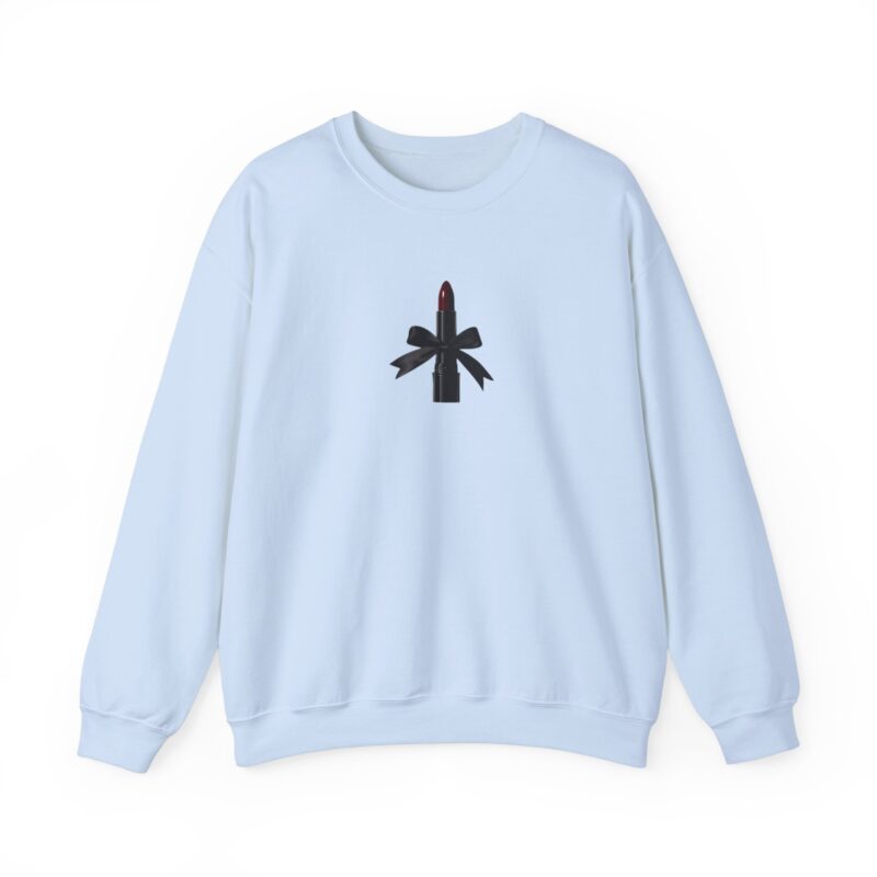 light blue dark coquette sweatshirt