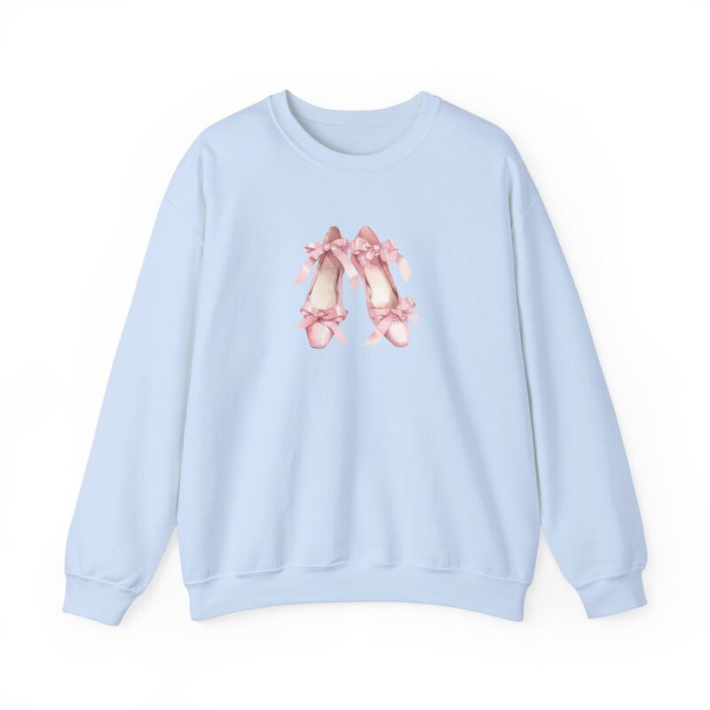 light blue soft girl coquette sweatshirt