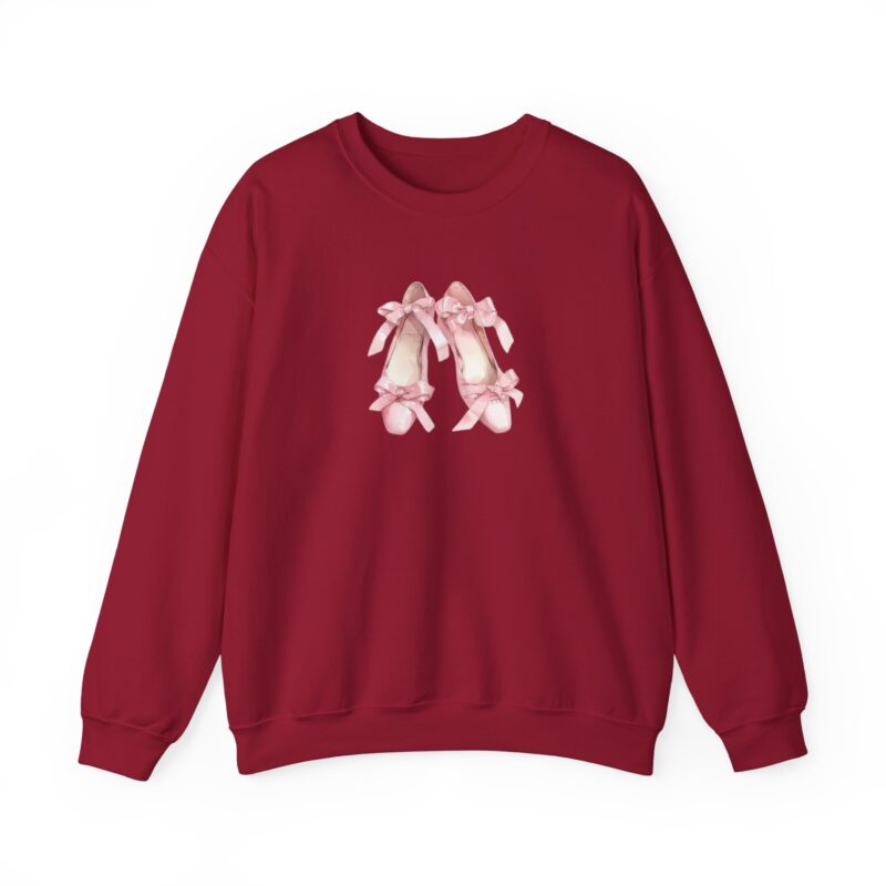 cardinal red soft girl coquette sweatshirt