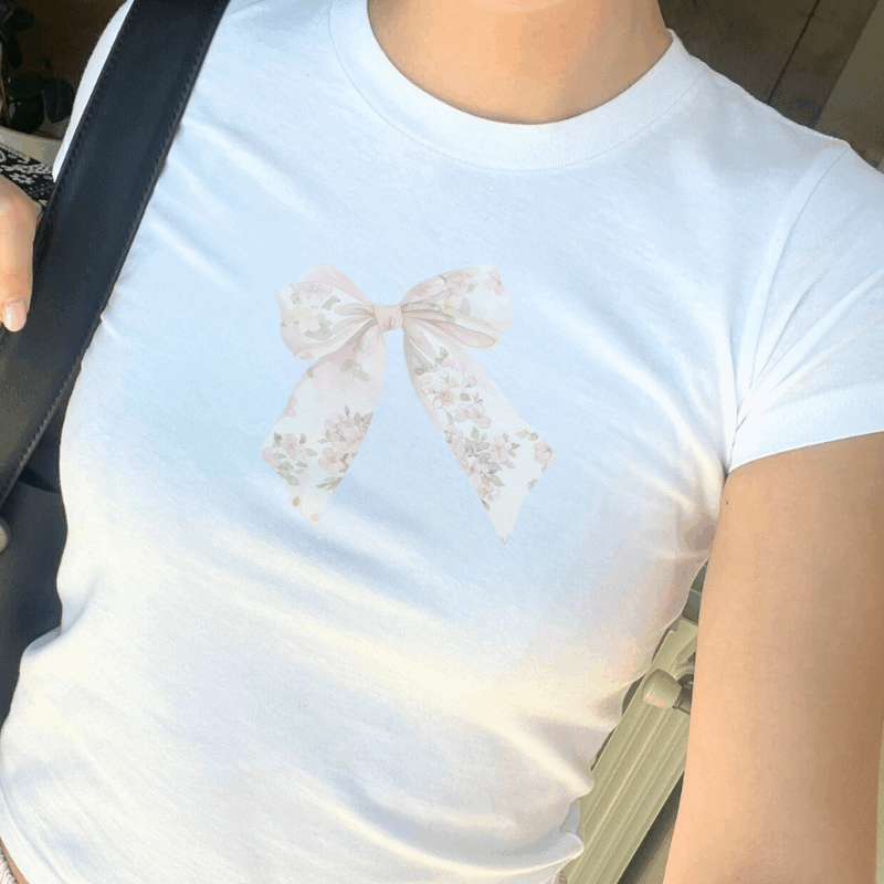 coquette baby tee